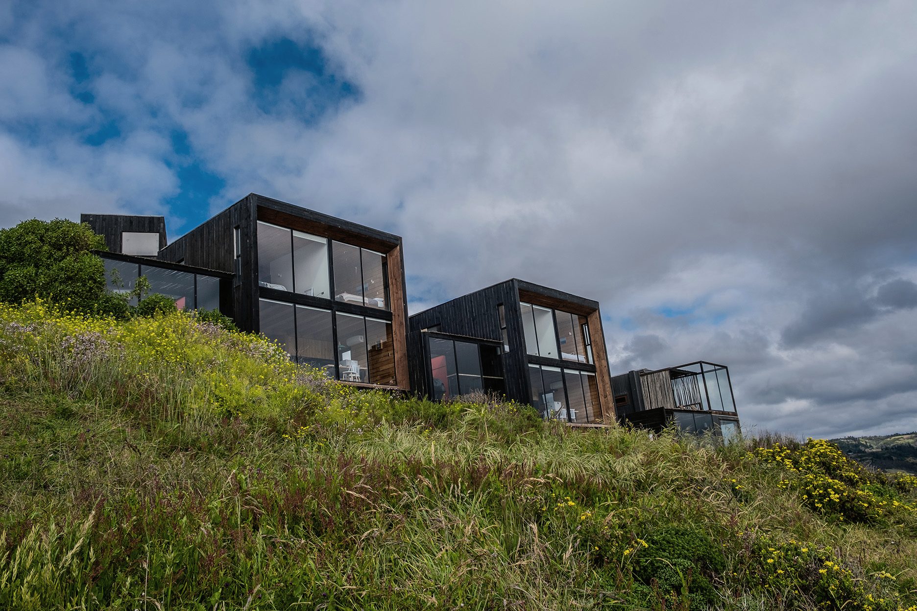 Cabanas quadro acantilado