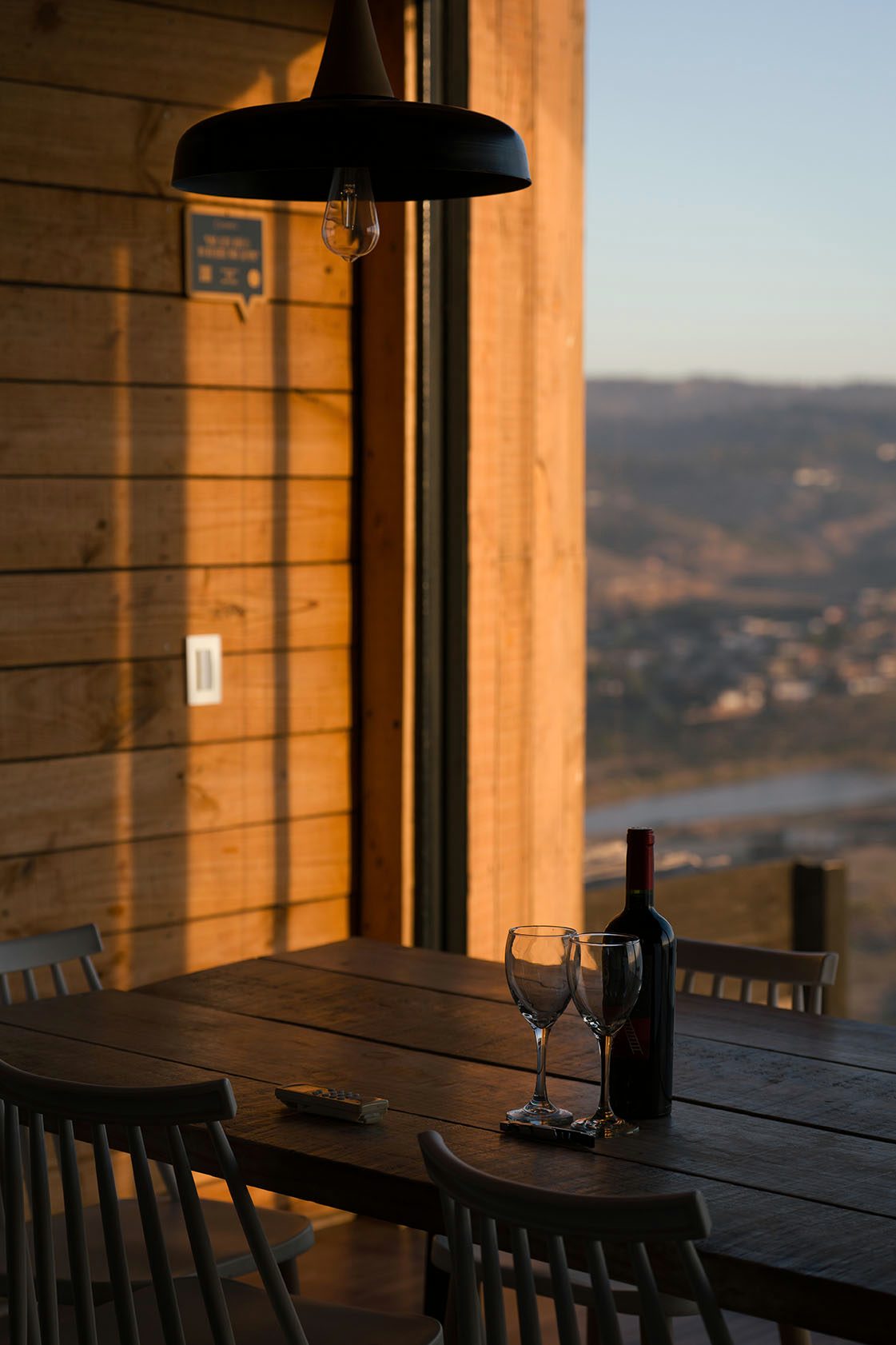 Comedor atardecer quadro
