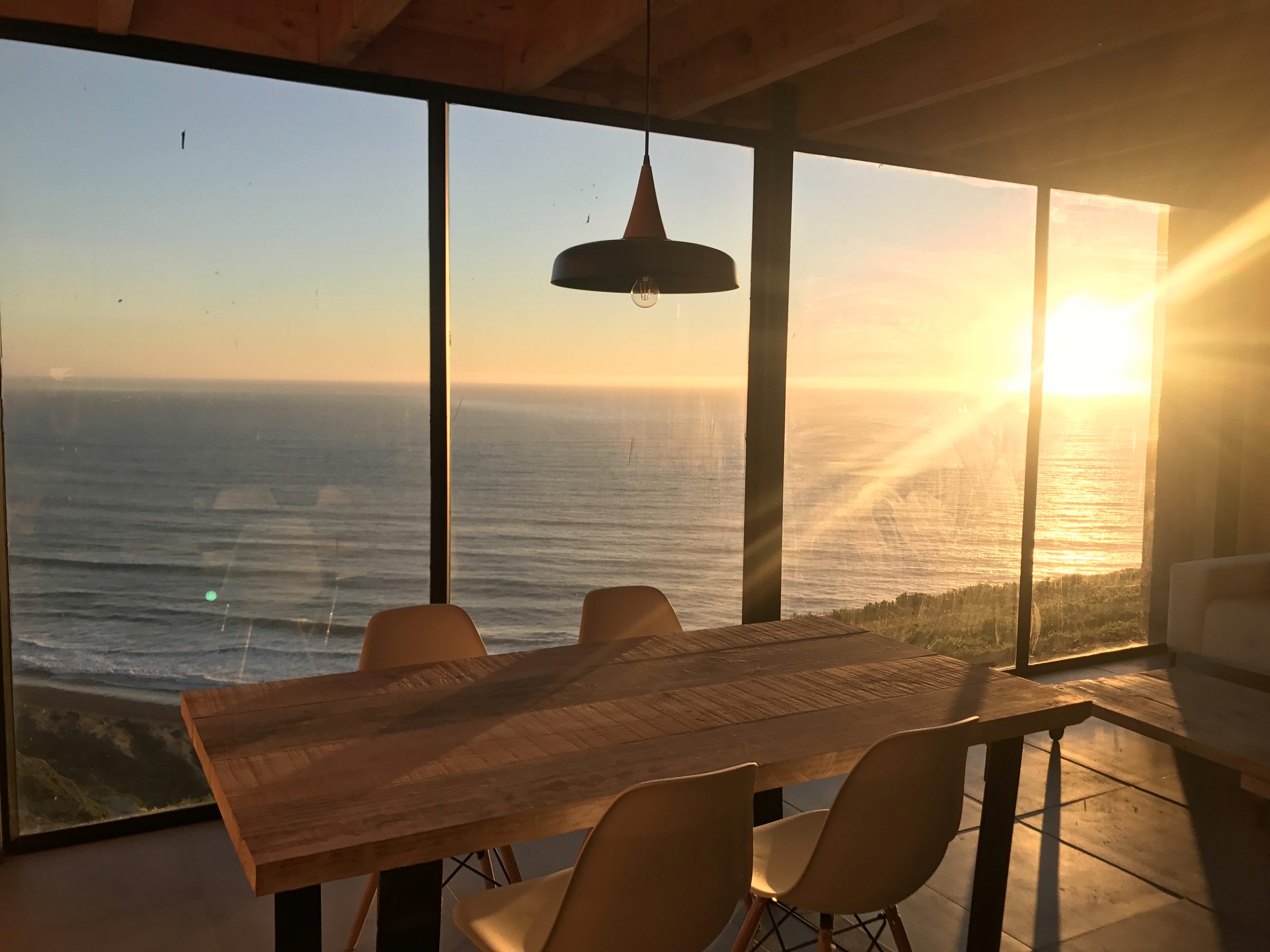 Comedor sol poniente quadro