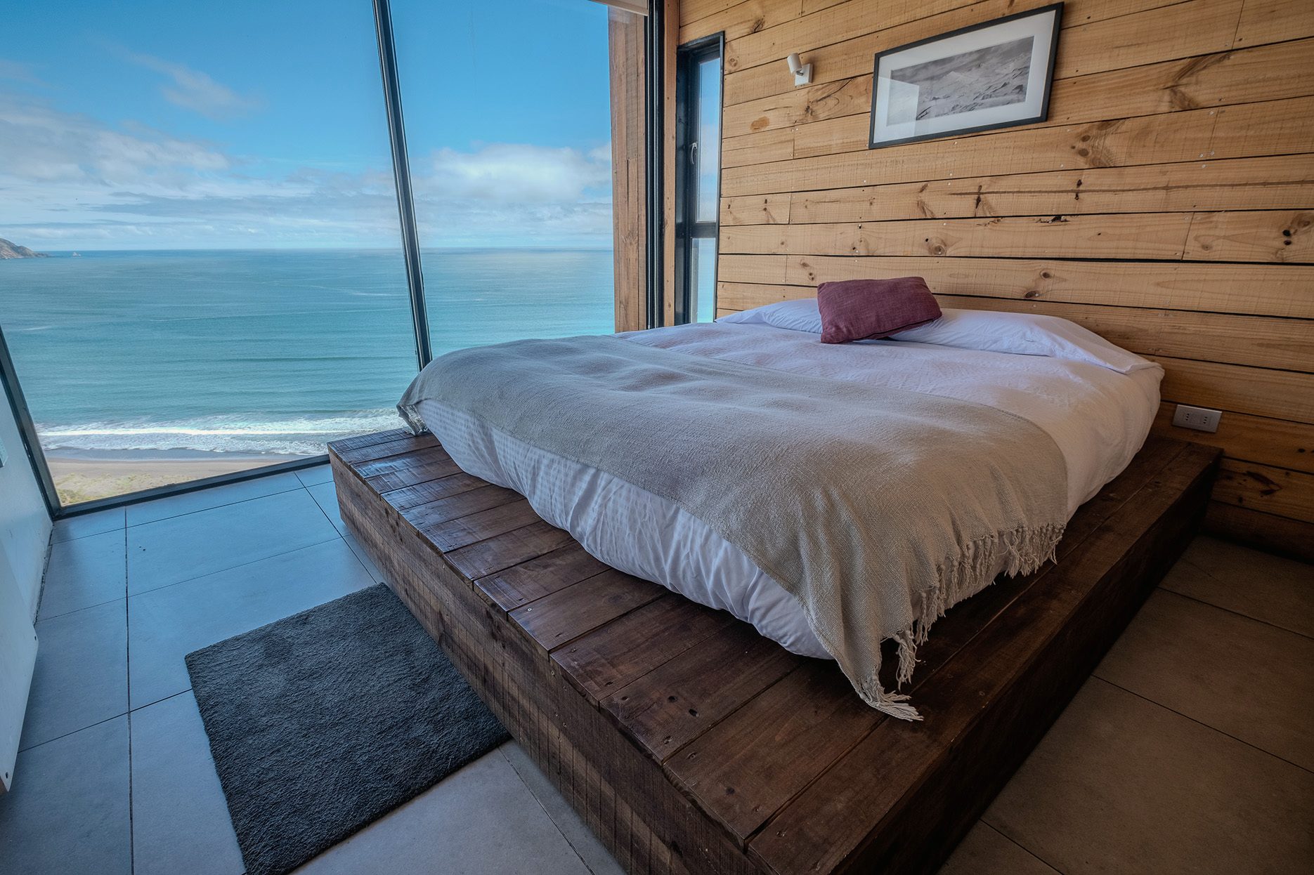 Dormitorio cabana mare sabbia