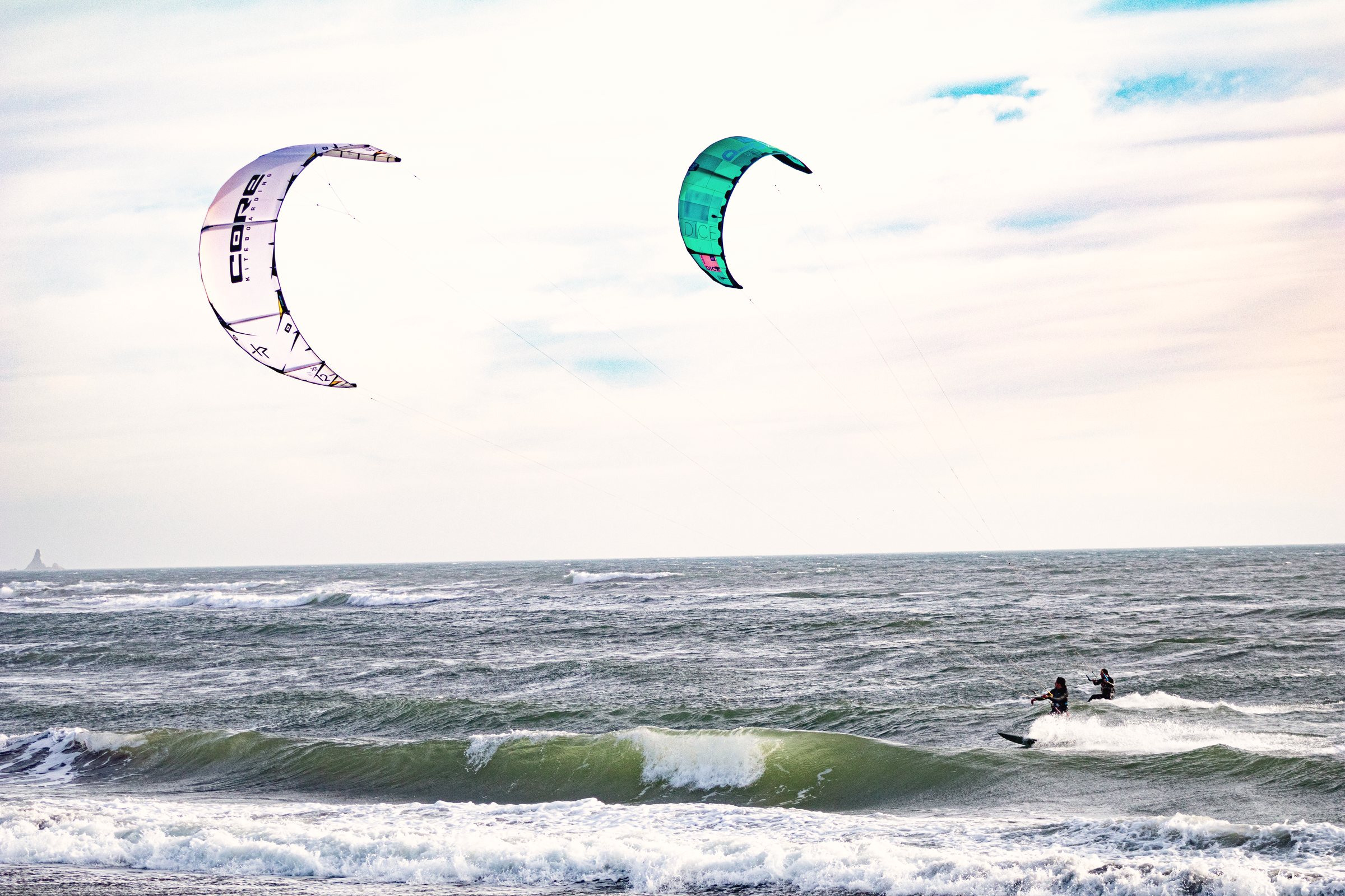 Kitesurf en Matanzas, Chile